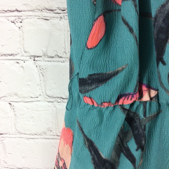 A New Day Ruffle Floral Faux Wrap Dress - Picture 6 of 7